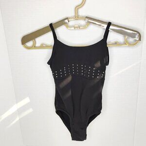 Danskin Freestyle Girls Black Leotard – Size 4/5 XS – Gently Worn